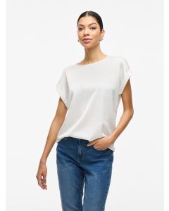 TOP BLANC SATIN