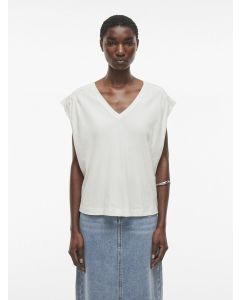 TOP EN V 50% Coton, 50% Lin