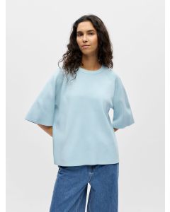 PULL EN MAILLE BLEU CIEL