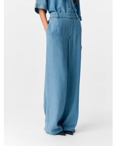 PANTALON AMPLE 50 % de TENCEL™ Lyocell.