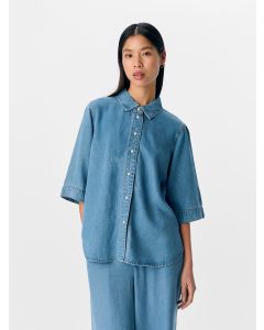 CHEMISE JEAN OBJECT BLEUE