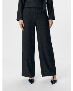 PANTALON À JAMBE AMPLE PAILLETTES