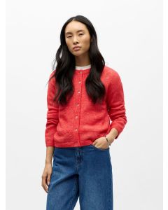EN LAINE D'ALPAGA M&Eacute;LANG&Eacute;E CARDIGAN EN MAILLE