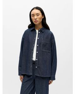 CHEMISE EN JEAN MANCHES LONGUES - tailleur pantalon