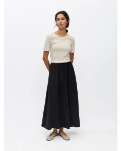 Jupe Taille élastiquée, NOIRE