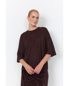 PULL MC SCINTILLANT LUREX DORE