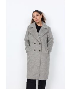 MANTEAU LONG, GRIS