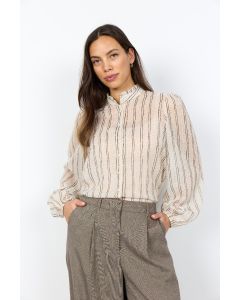 BLOUSE FINES LIGNES LUREX