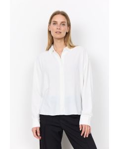 CHEMISE MANCHES LONGUES - BLANC & CHOCO