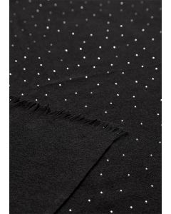 ECHARPE NOIRE STRASS