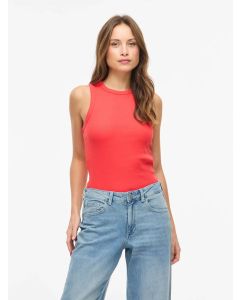 TOP SANS MANCHES ENCOLURE RONDE - existe en bleu ciel , gris -