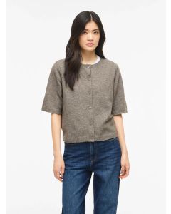 CARDIGAN MANCHES COURTES