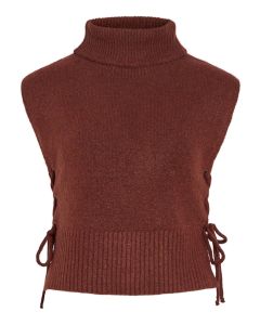 PULL PONCHO, COL ROULE