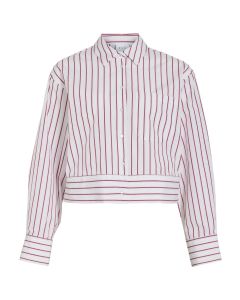 CHEMISIER RAYURES DROIT & COURT
