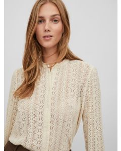 CHEMISIER DENTELLE ECRU