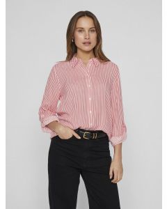 CHEMISE RAYURES ROUGE