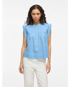 blouse bleue 100% Coton biologique
