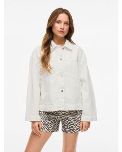 VESTE EN JEAN BLANC