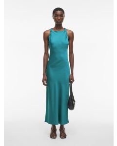 ROBE MI-LONGUE ROUGE EDIT