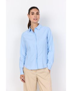 CHEMISIER BLEU CIEL CINTRE