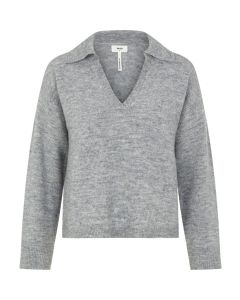 PULL EN MAILLE, FORME POLO