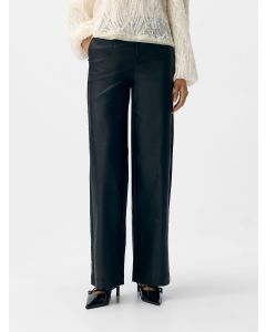 PANTALON À JAMBE AMPLE, À FINI ENDUIT 