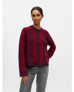 PULL EN MAILLE À MOTIF 