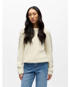 Pull en maille à manches détaillées