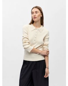PULL POLO BEIGE ( existe en noir)
