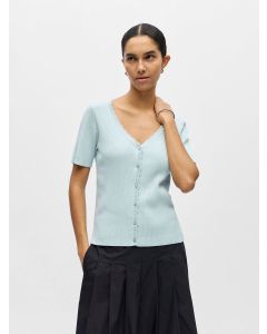 CARDIGAN MANCHES COURTES V BLEU (existe en écru& noir)