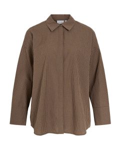 CHEMISIER CARREAUX CHOCO