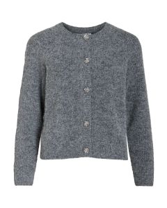 CARDIGAN, JOLIS BOUTONS, GRIS & EXISTE EN ROUGE