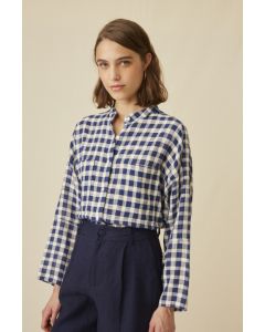 BLOUSE VICHY 100% COTON