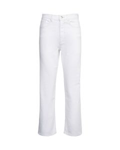 jean taille haute blanc