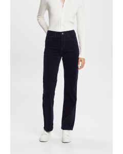 Pantalon en velours côtelé coupe Straight Fit taille HAUTE