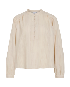 BLOUSE FIL LUREX ECRUE & VERT