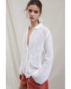 CHEMISIER BLANC DETAILS