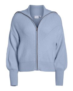 CARDIGAN ZIPPE 50% Viscose, 28% Polyester, 22% Polyamide