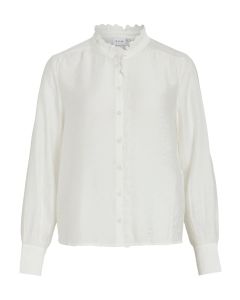 Blouse, à détails, écrue